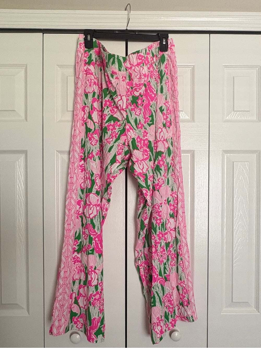 Lilly Pulitzer Pink Floral Wide-Leg Jumpsuit Pants